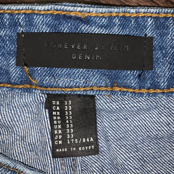 forever 21 men jean shorts “jorts” - Picture 3 of 3
